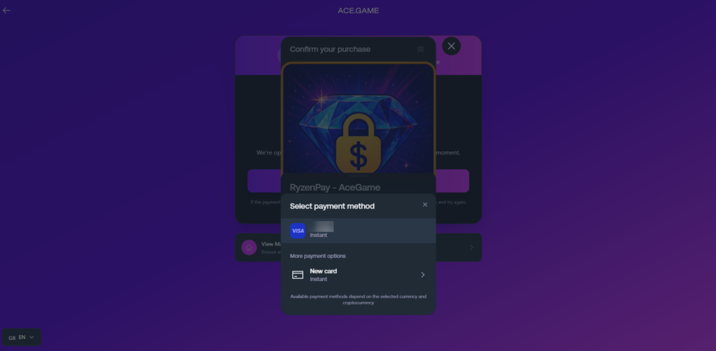 payment page